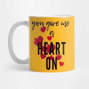 Give me a heart on Mug